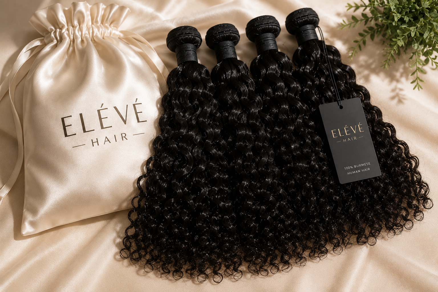 Virgin Burmese Curly Hair Extensions | 18"–30" | Tangle-Free Curly